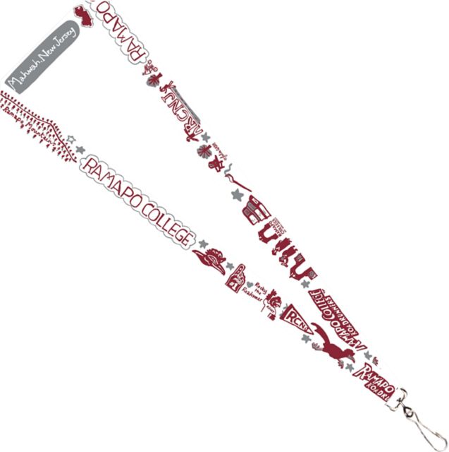 Ramapo College of New Jersey Julia Gash 3/4 Satin Lanyard