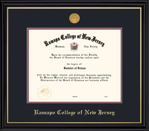 Ramapo College Of New Jersey Coronado Diploma Frame -ONLINE ONLY