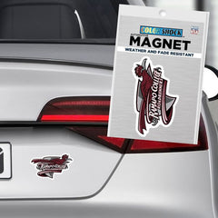 Ramapo College of New Jersey Roadrunners 4 x 4 Magnet