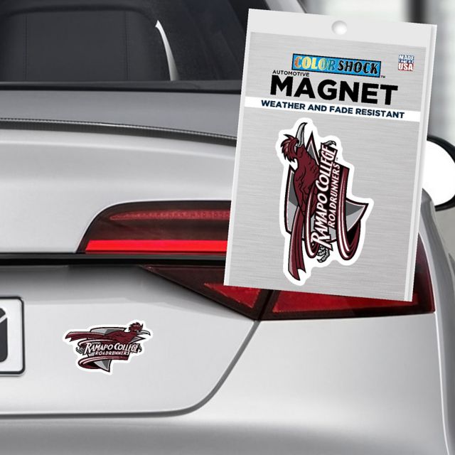 Ramapo College of New Jersey Roadrunners 4 x 4 Magnet