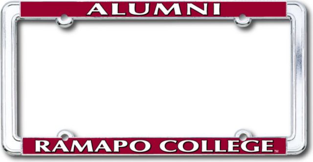 Ramapo College of New Jersey Alumni Thin Dome License Plate Frame