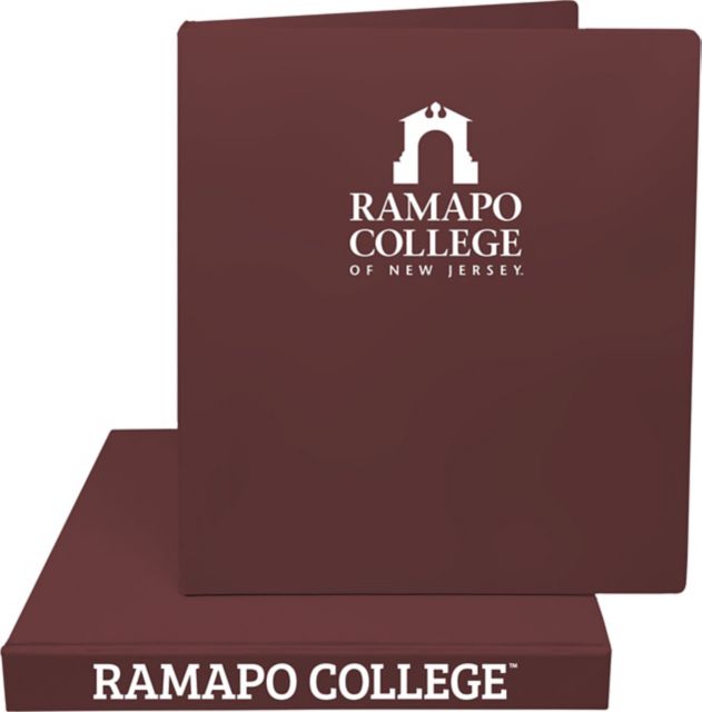 Ramapo College of New Jersey 1'' Vinyl Binder
