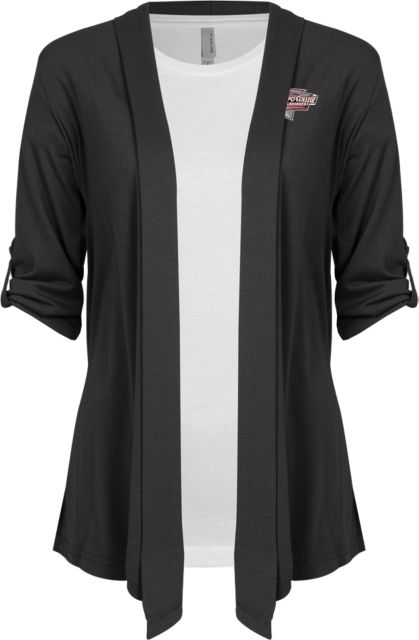 Ramapo Ladies Drape Front Cardigan Ramapo College Roadrunners - ONLINE ONLY