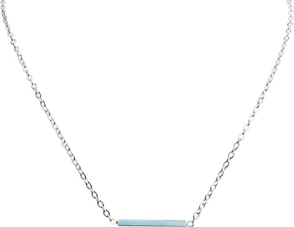NK SMALL PENDANT BAR SILVER